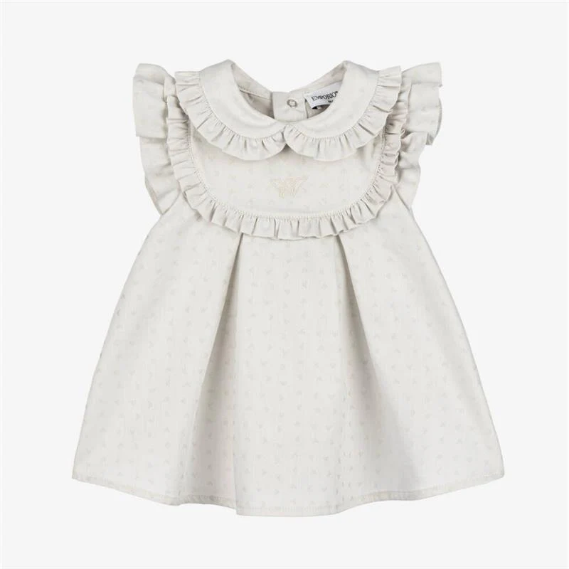 Armani Baby - Girls Logo Dress With Shorts Grey
