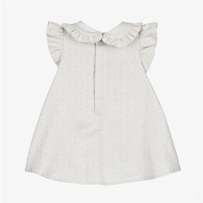Armani Baby - Girls Logo Dress With Shorts Grey - Image 2