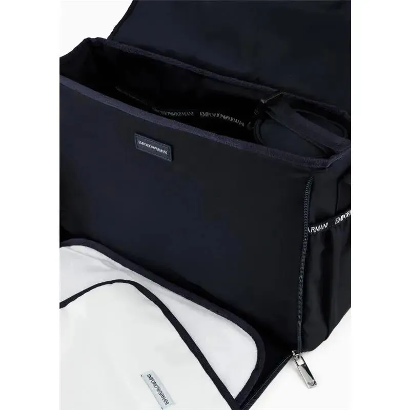 Armani Baby - Mummy Bag Set with Eagle Plate Navy - Image 3