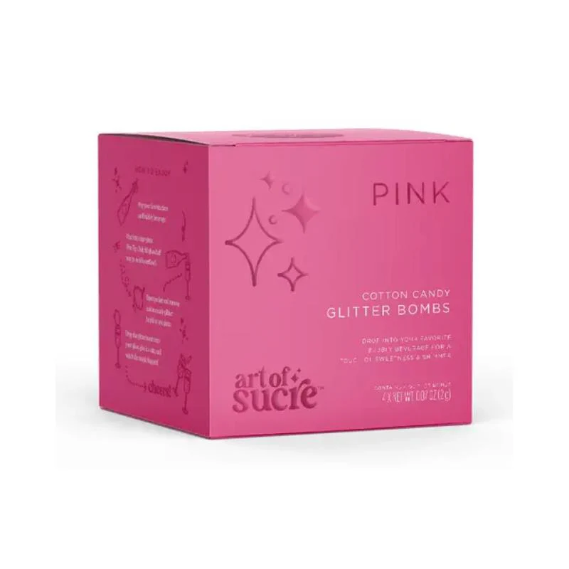 Art Of Sucre Pink Cotton Candy Drink Glitter Bombs - Image 3