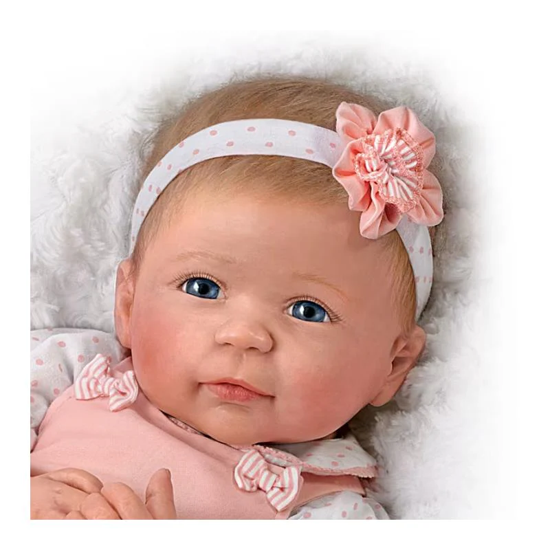 Ashton Drake - Linda Murray Ava” Lifelike Silicone Baby Doll - Image 3