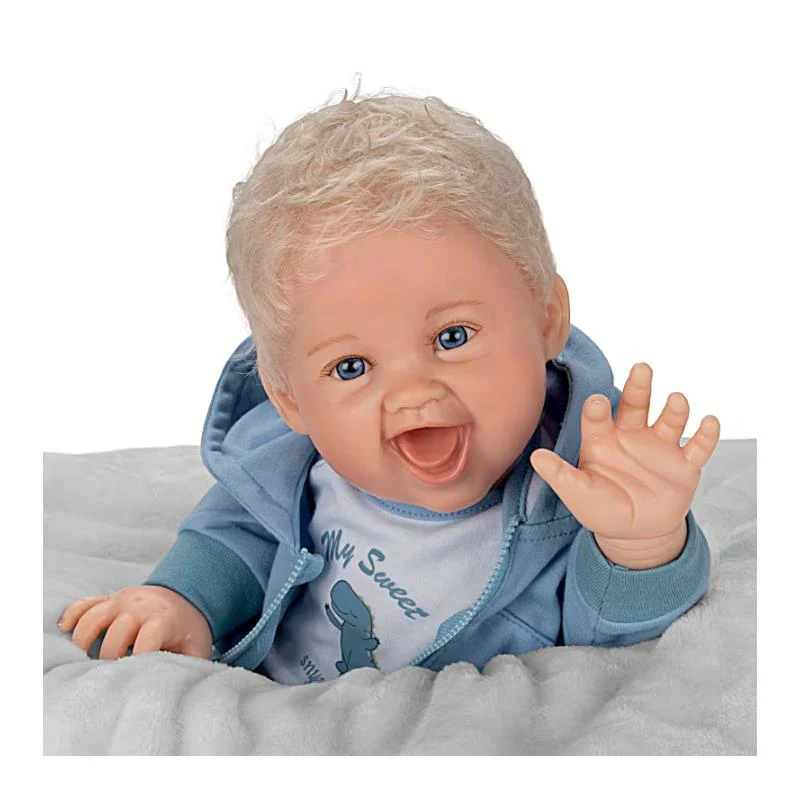 Ashton Drake - Mommy, I'm A Dinosaur Baby Boy Doll - Image 3