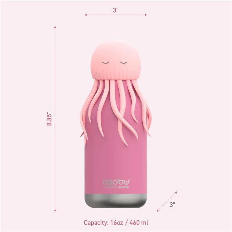 Asobu - Stainless Steel Bottle Silicone Head Jelly Fish - Image 6
