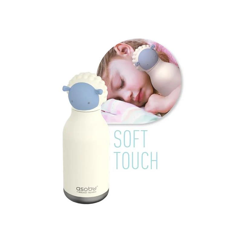 Asobu - Stainless Steel Bottle Silicone Head, Sheep
