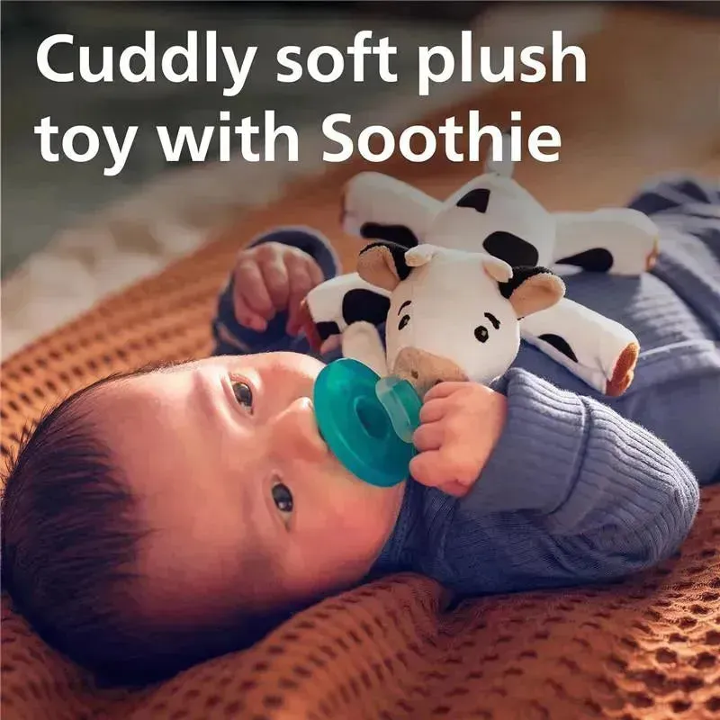 Avent - 1-pack Soothie Snuggle - 0M+, Cow - Image 4