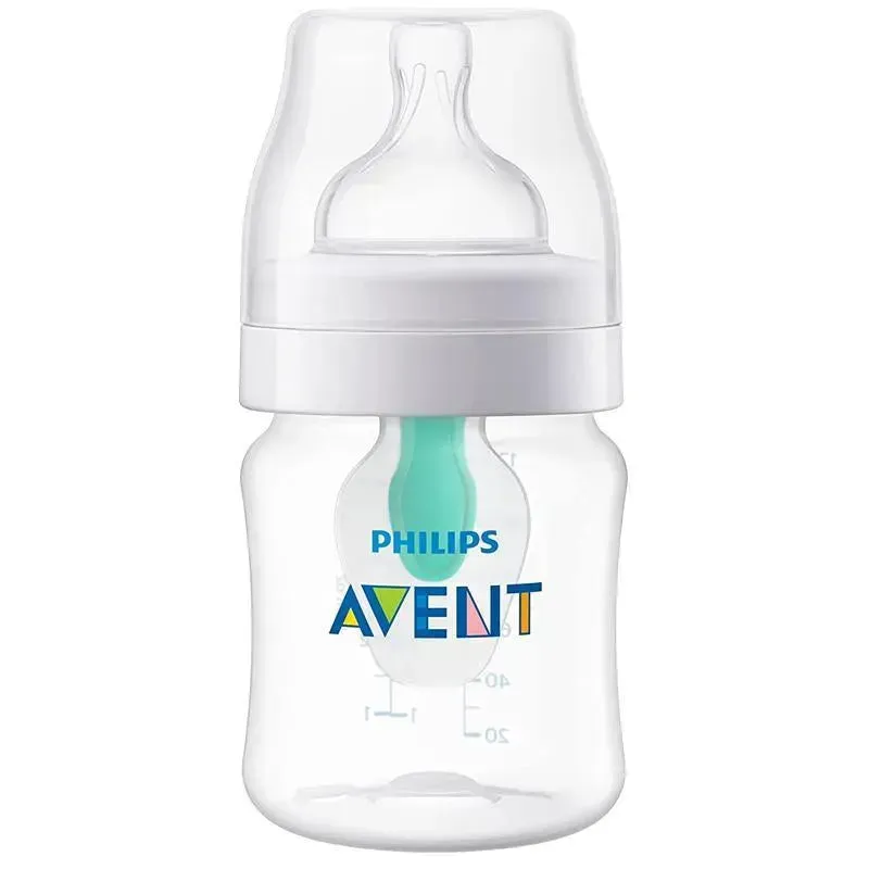 Avent - 1Pk Anti-Colic Baby Bottle With Airfree Vent, 4Oz, Clear