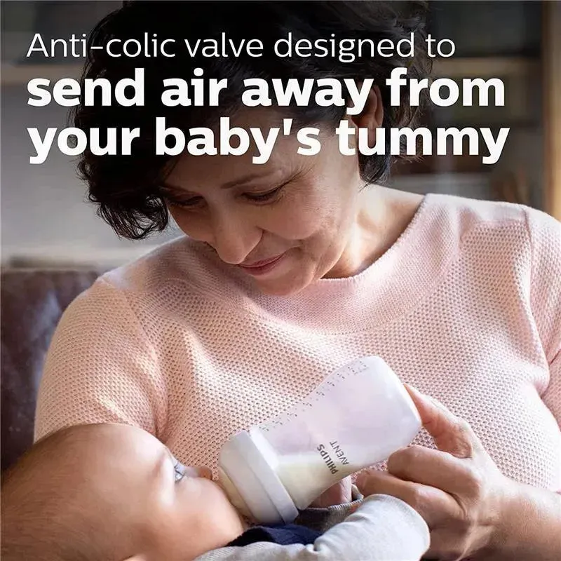 Avent - 1Pk Glass Natural Baby Bottle With Natural Response Nipple, 8Oz - Image 7