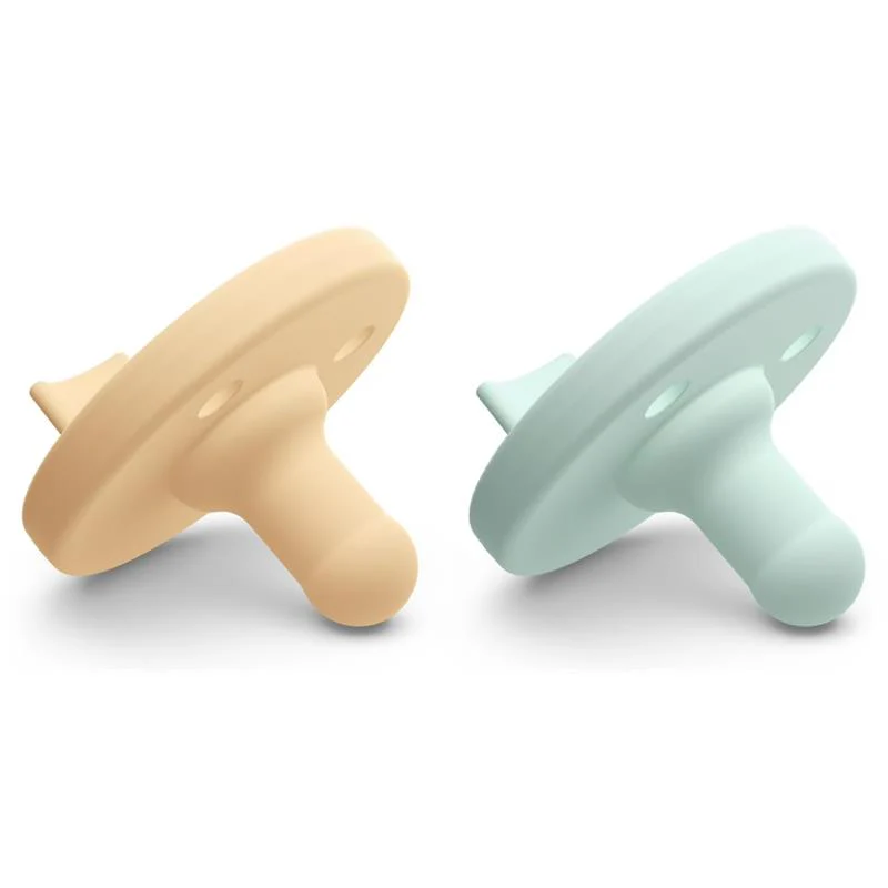 Avent 2Pk Soothie 3-18 Months, Light Yellow/Pastel Cyan