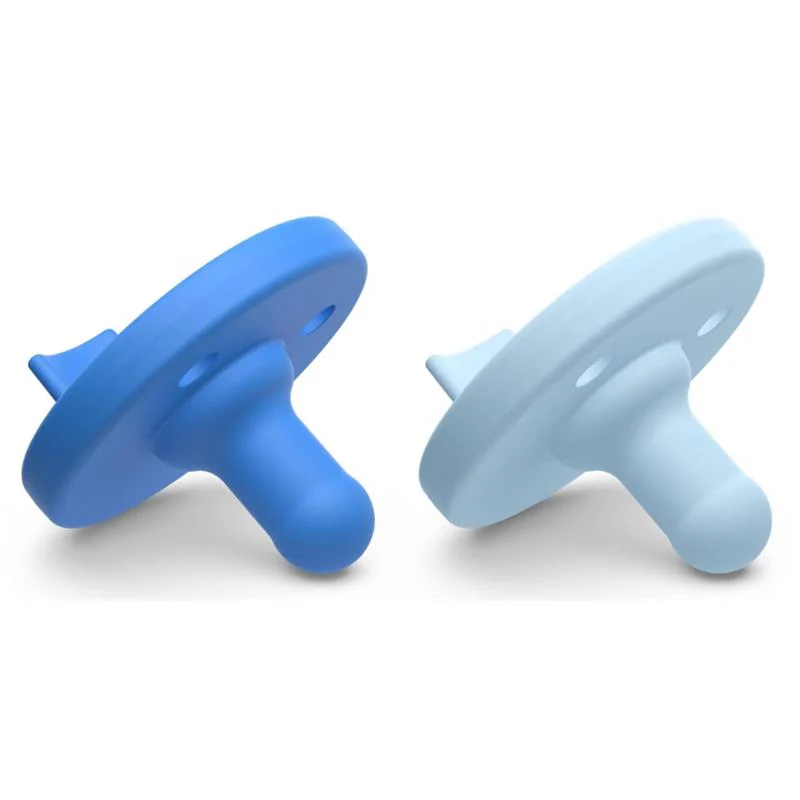 Avent 2Pk Soothie 3-18 Months, Sky Blue/Light Blue