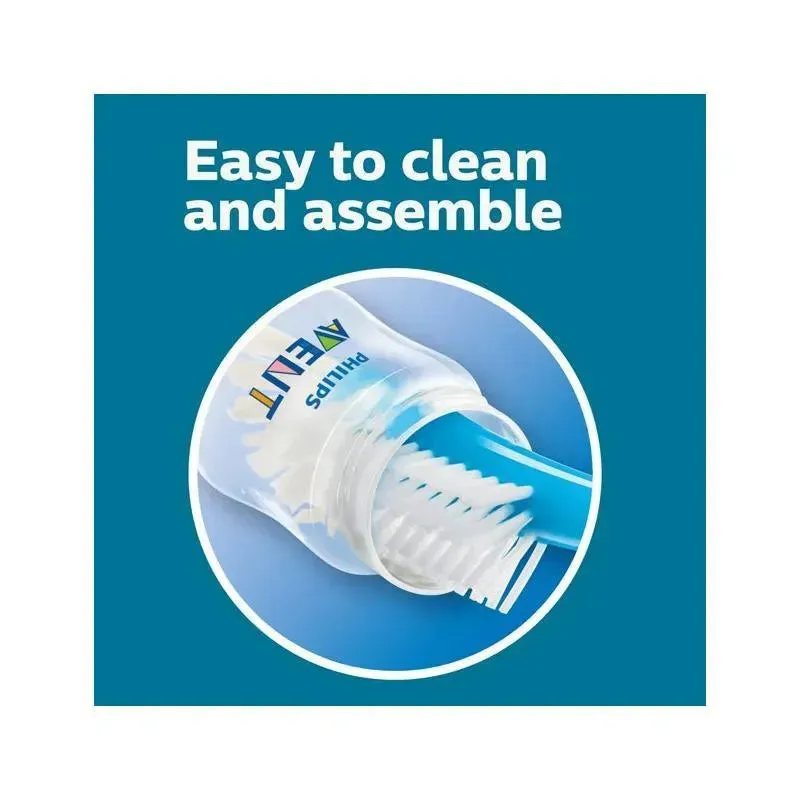 Avent - 3Pk Anti-Colic Baby Bottle, 11Oz, Clear - Image 3