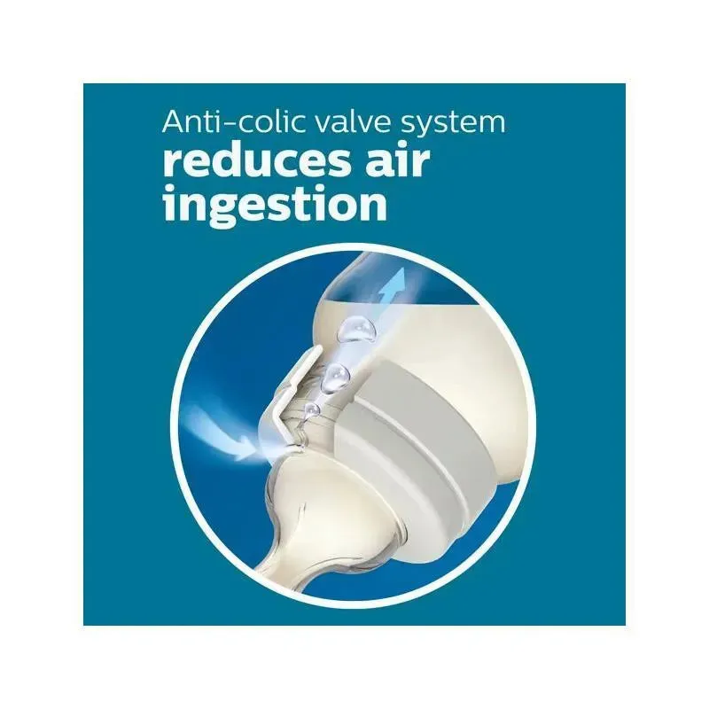Avent - 3Pk Anti-Colic Baby Bottle, 11Oz, Clear - Image 4