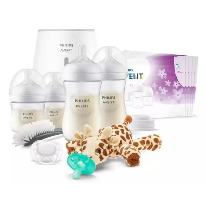 Avent - Natural All In One Gift Set With Snuggle Giraffe