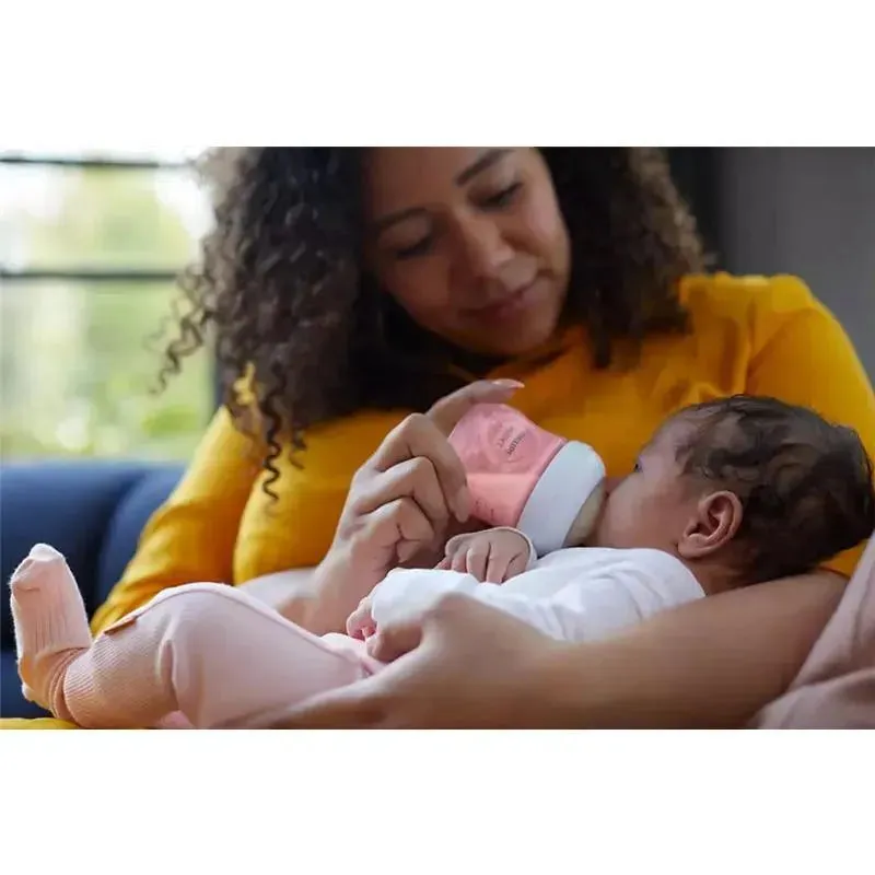 Avent - Natural Baby Bottle Pink Baby Gift Set With Snuggle - Image 2