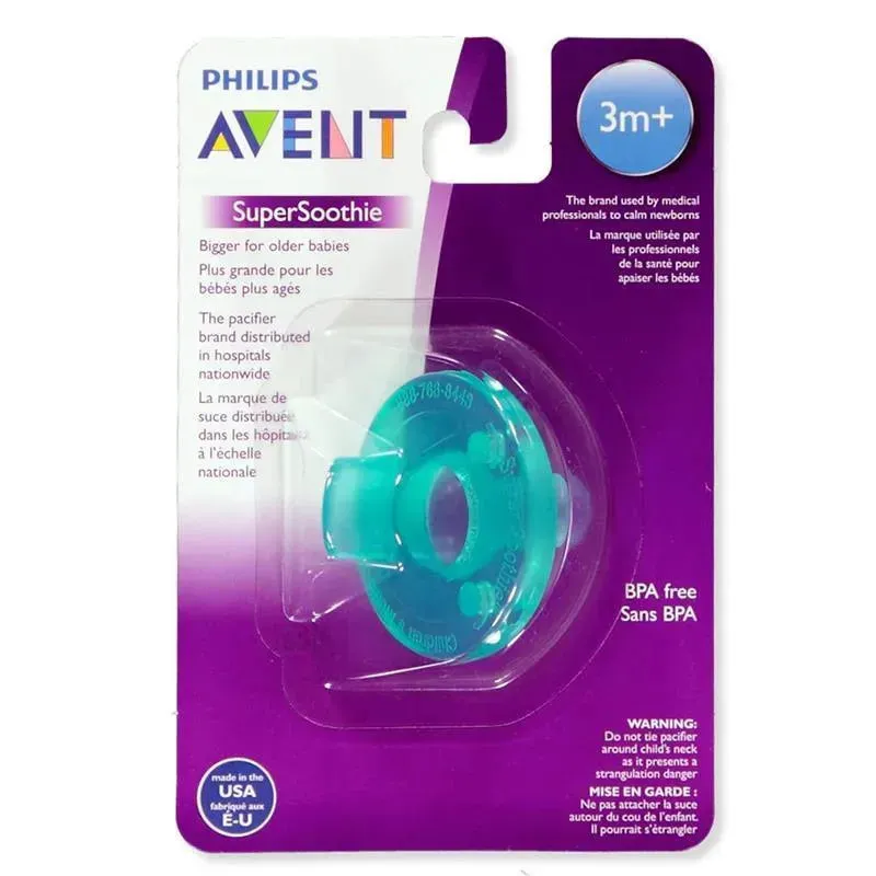 Avent - 1Pk Soothie Pacifier, 3M+, Green - Image 2