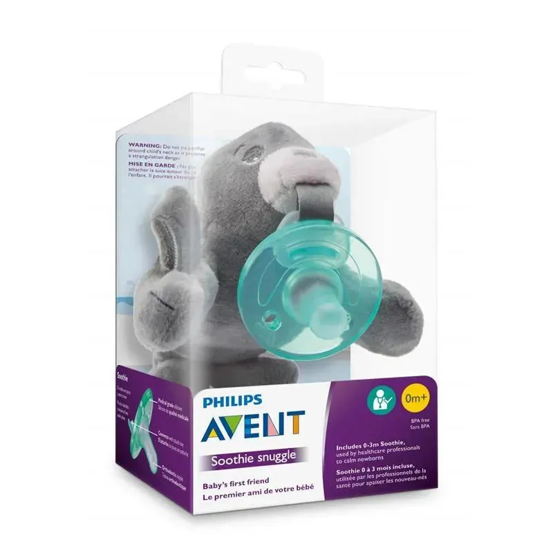 Avent Soothie Snuggle, 0M+, Seal, 1 Pack - Image 3