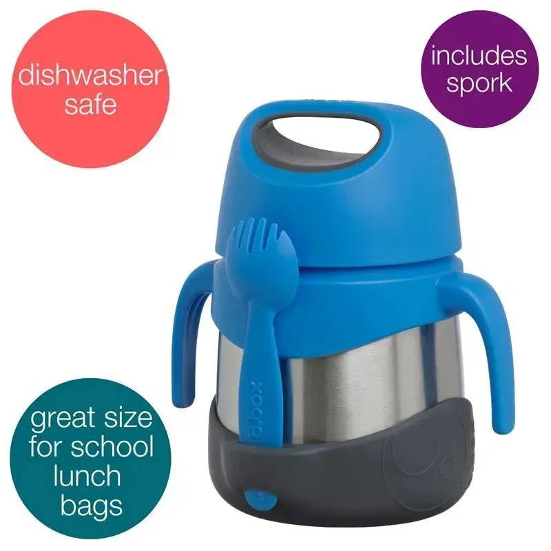 B.box - Blue Slate Insulated Food Jar with Spork - Image 3