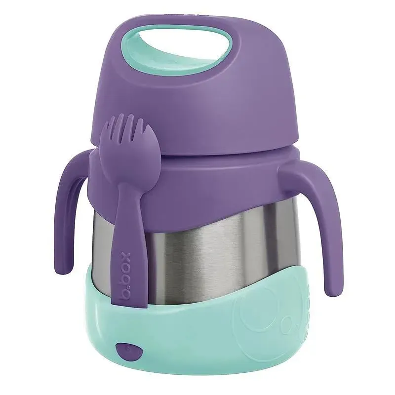 B.box - Lilac Pop Insulated Food Jar with Spork