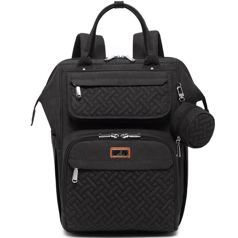 BabbleRoo - Diaper Bag Backpack Black