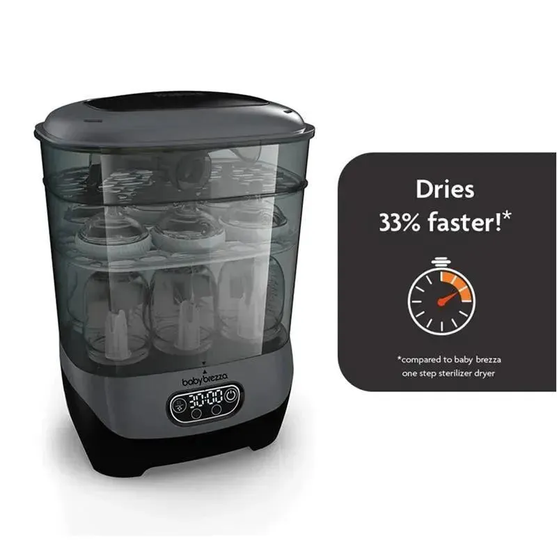Baby Brezza - One Step Baby Bottle Sterilizer And Dryer Advanced, Charcoal - Image 7