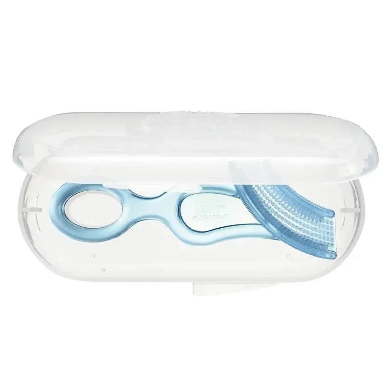 Baby Buddy - Babys 1St Toothbrush With Case, Blue - Image 3