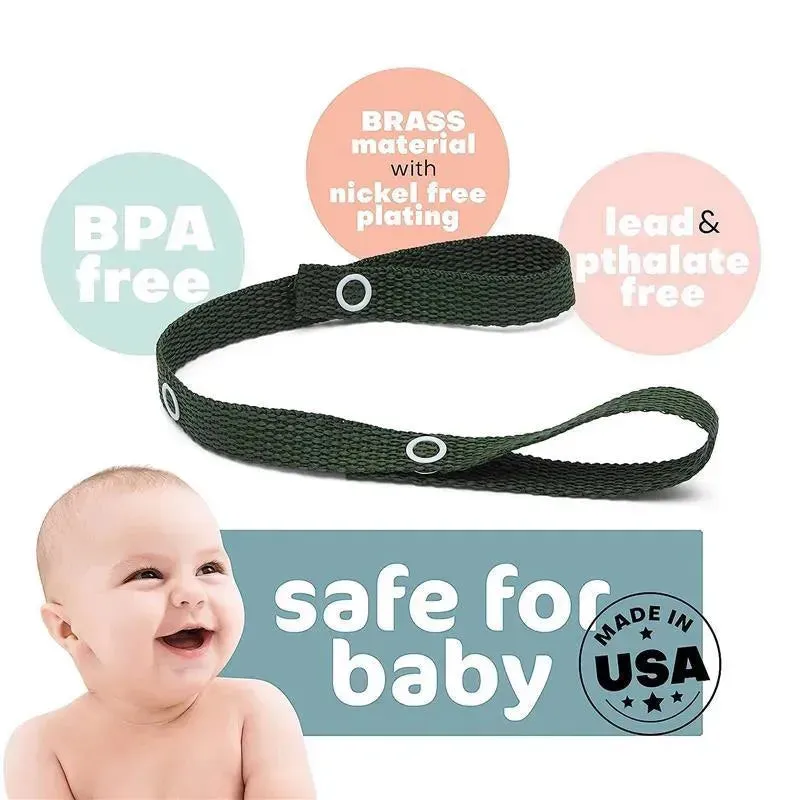 Baby Buddy - Secure A Toy Tether, Black/White - Image 4