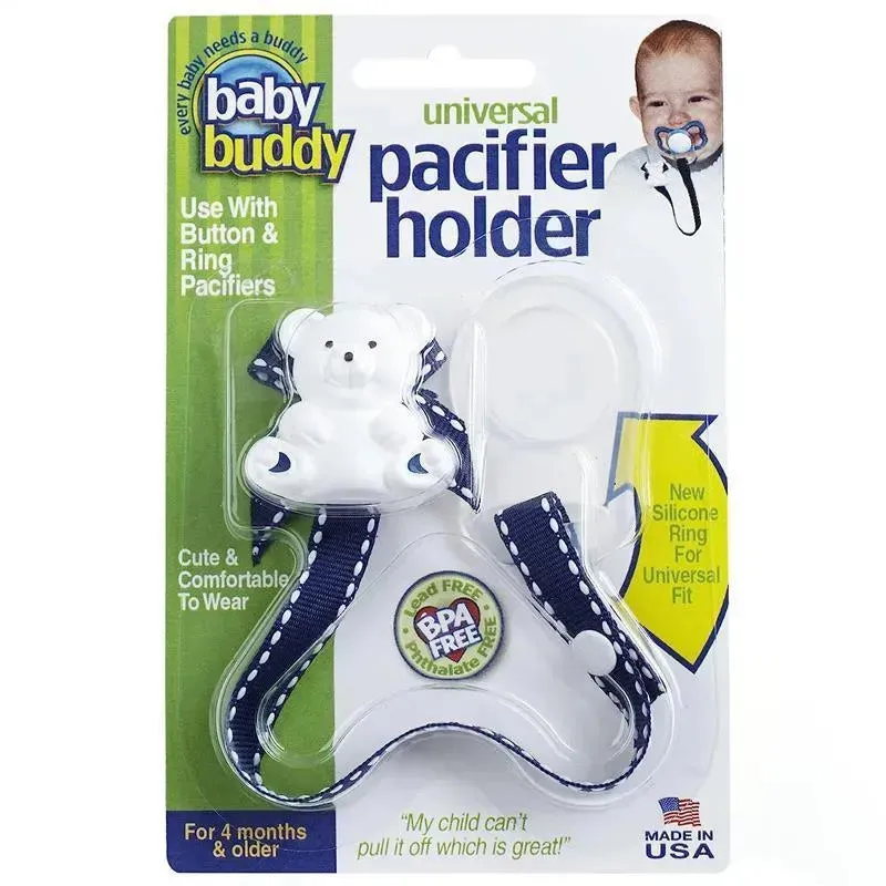Baby Buddy - Universal Pacifier Holder, Navy