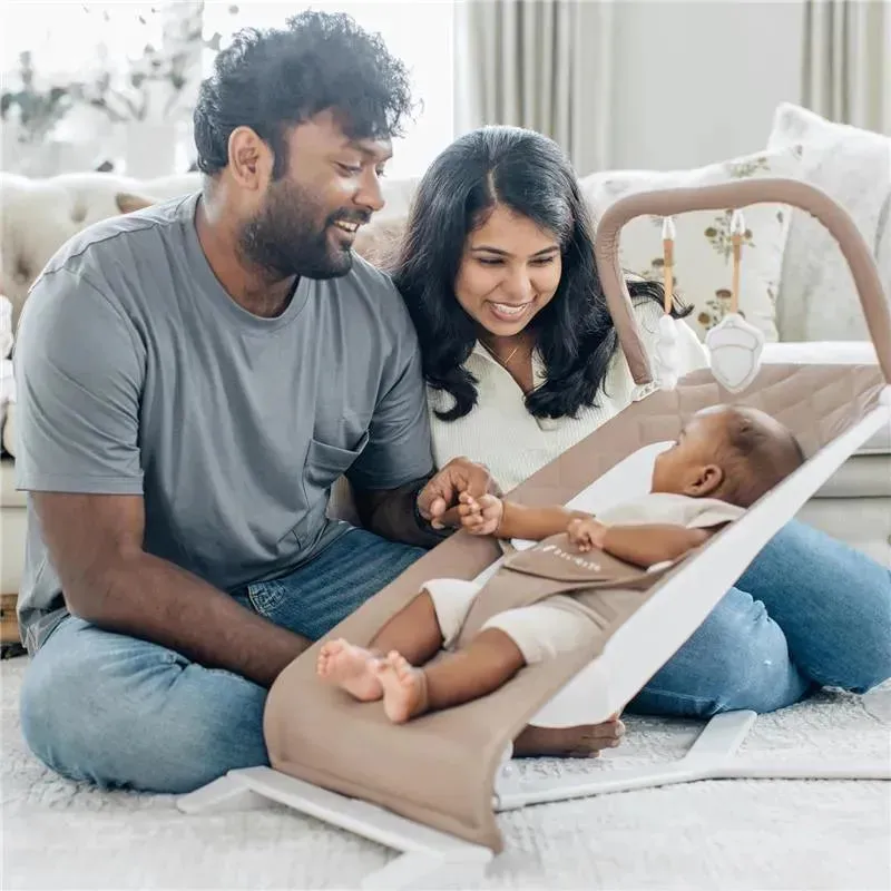 Baby Delight - Alpine Deluxe Portable Bouncer, 0-6 months, Organic Mocha - Image 5