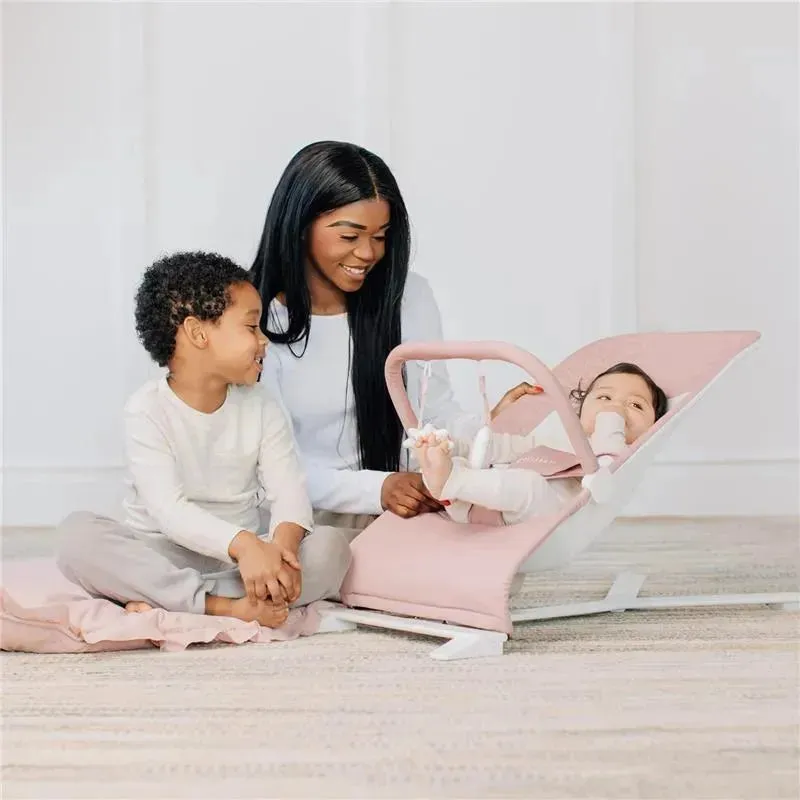 Baby Delight - Alpine Deluxe Portable Bouncer, 0-6 months, Organic Rose - Image 4