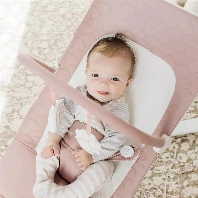 Baby Delight - Alpine Deluxe Portable Bouncer, 0-6 months, Organic Rose - Image 5