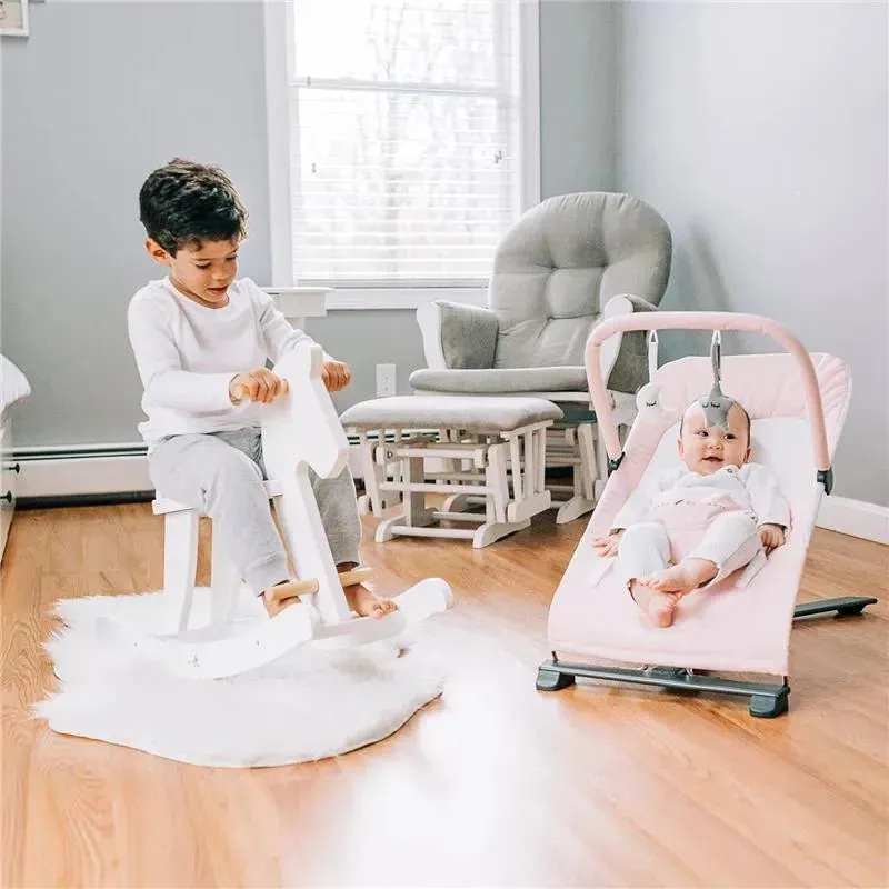 Baby Delight - Alpine Deluxe Portable Bouncer, Peony Pink - Image 5