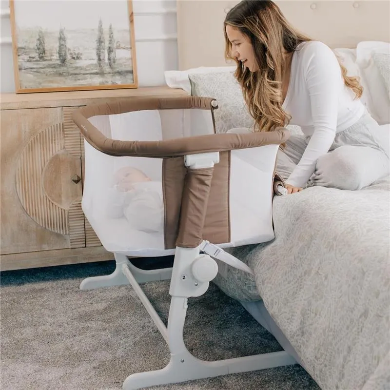 Baby Delight - Beside Me Dreamer Bassinet, 6-Position Height Adjustment, Organic Mocha - Image 5