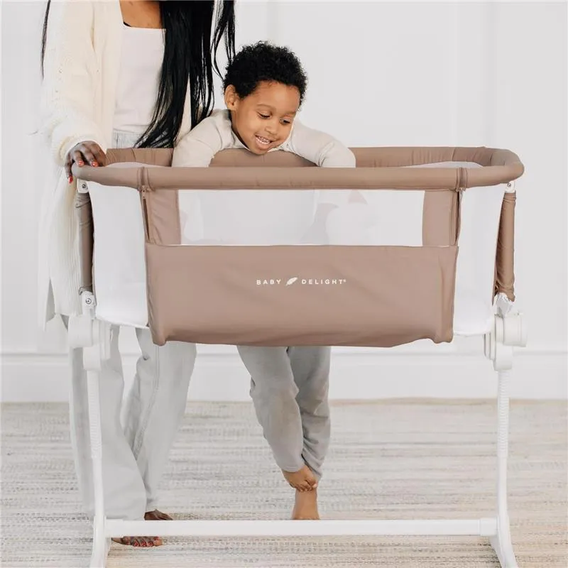 Baby Delight - Beside Me Dreamer Bassinet, 6-Position Height Adjustment, Organic Mocha - Image 6