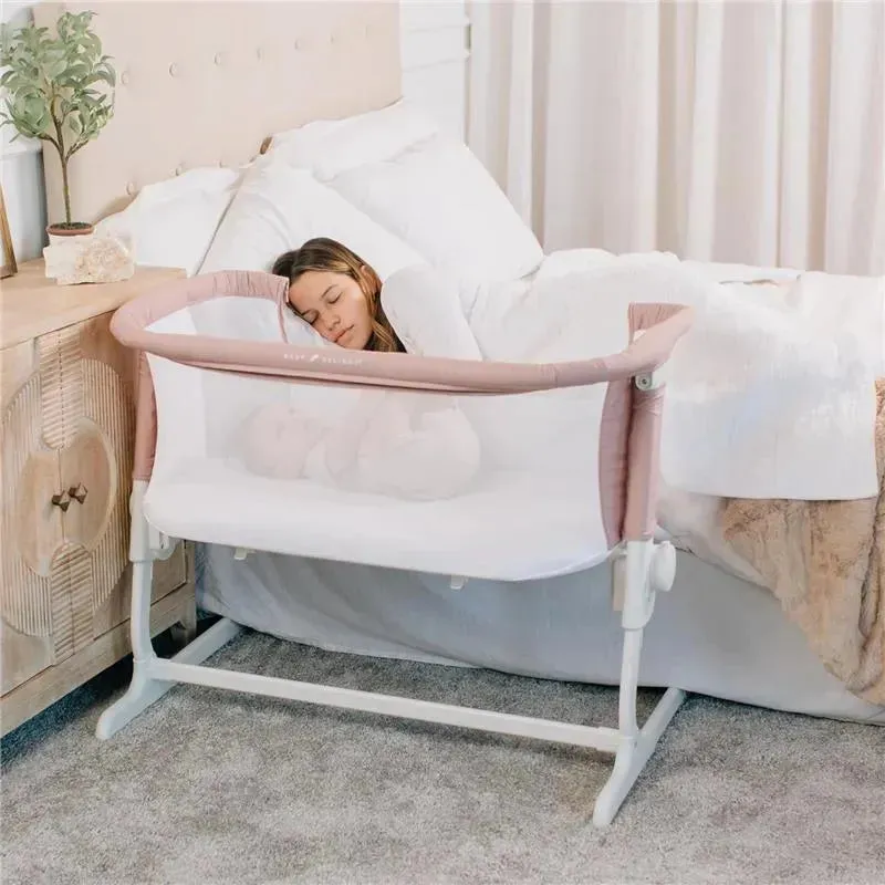 Baby Delight - Beside Me Dreamer Bassinet, 6-Position Height Adjustment, Organic Rose - Image 4