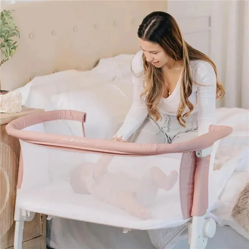 Baby Delight - Beside Me Dreamer Bassinet, 6-Position Height Adjustment, Organic Rose - Image 5