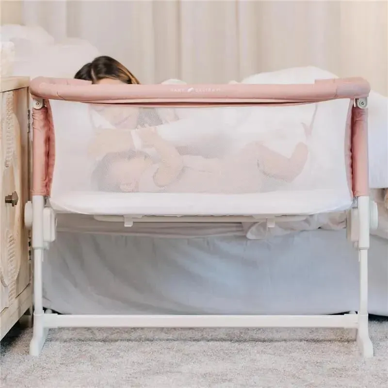 Baby Delight - Beside Me Dreamer Bassinet, 6-Position Height Adjustment, Organic Rose - Image 6