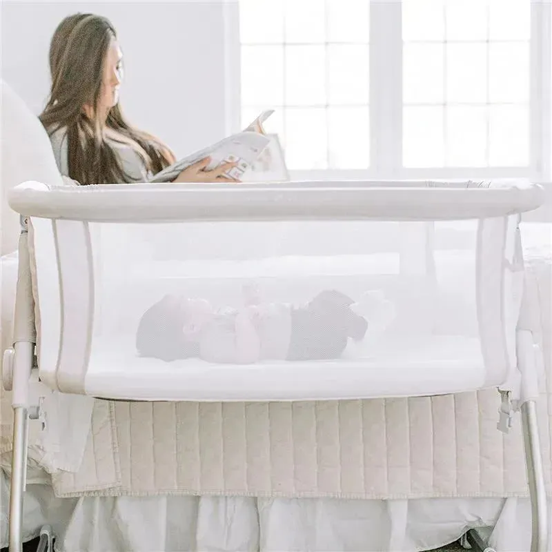 Baby Delight - Beside Me Dreamer Bassinet And Bedside Sleeper, Driftwood Grey - Image 3
