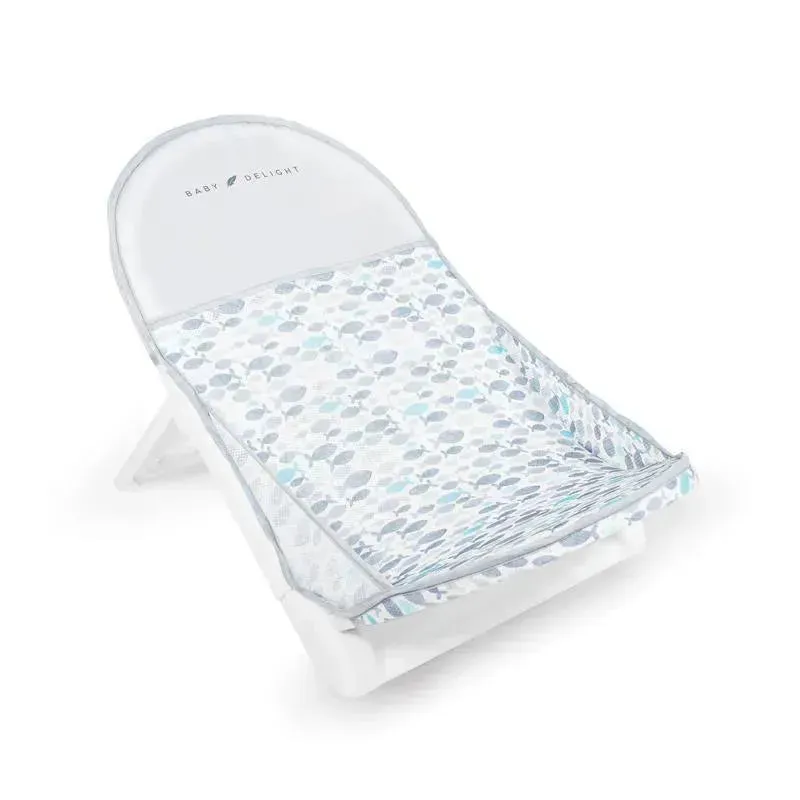Baby Delight - Cushy Nest Cirro Infant Mesh Bather, Grey Fish