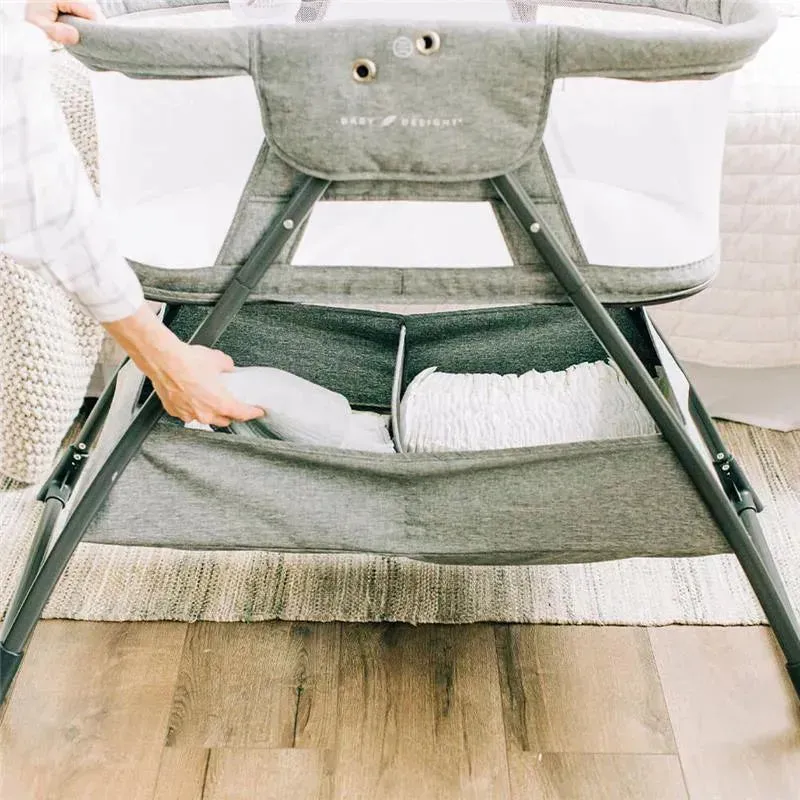 Baby Delight Doze Bassinet & Bedside Sleeper Grey - Baby Bassinet - Image 5