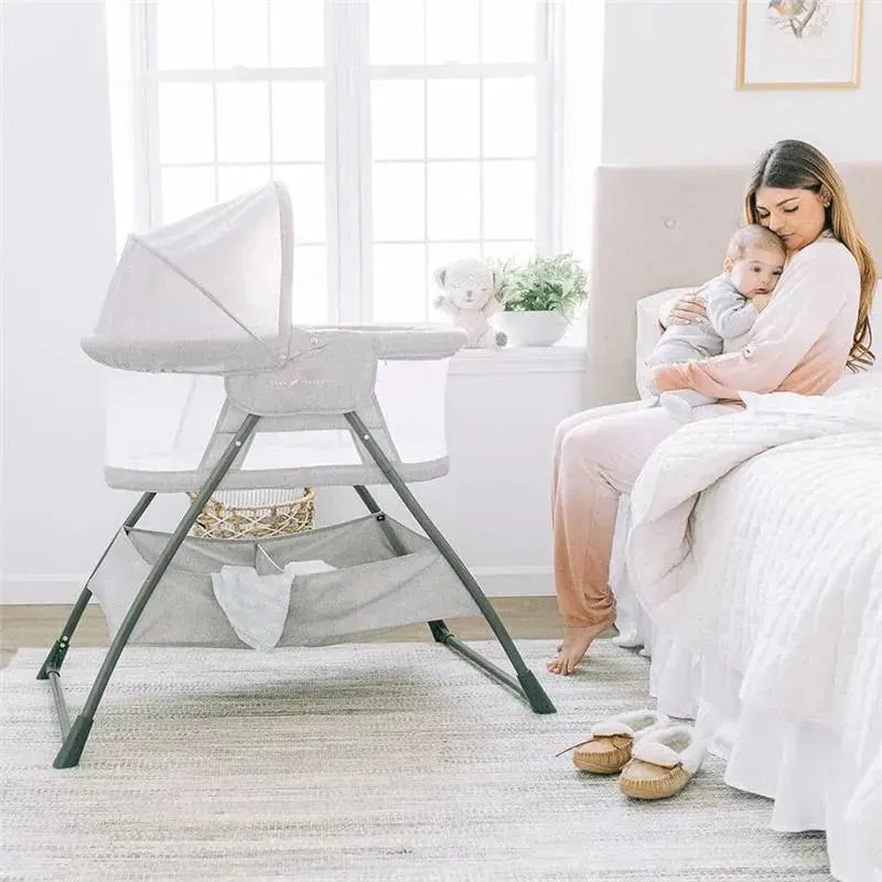 Baby Delight Doze Bassinet & Bedside Sleeper Grey - Baby Bassinet - Image 6