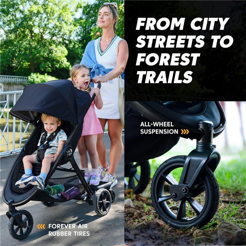 Baby Jogger - City Mini GT3 Single Stroller, Frosted Ivory - Image 3