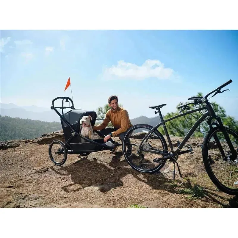 Baby Jogger - City Prix™ Jogger X Bike Trailer, Ambition Black - Image 4