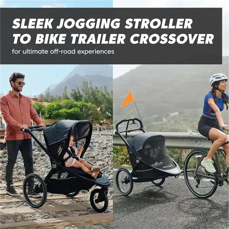 Baby Jogger - City Prix™ Jogger X Bike Trailer, Ambition Black - Image 6