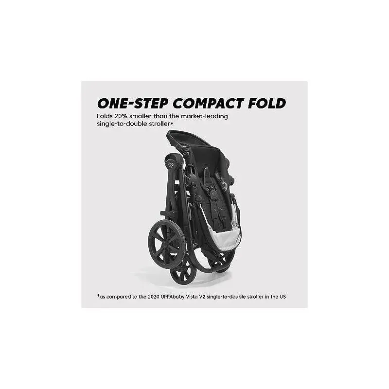 Baby Jogger City Select 2 Double Stroller - Frosted Ivory - Image 3