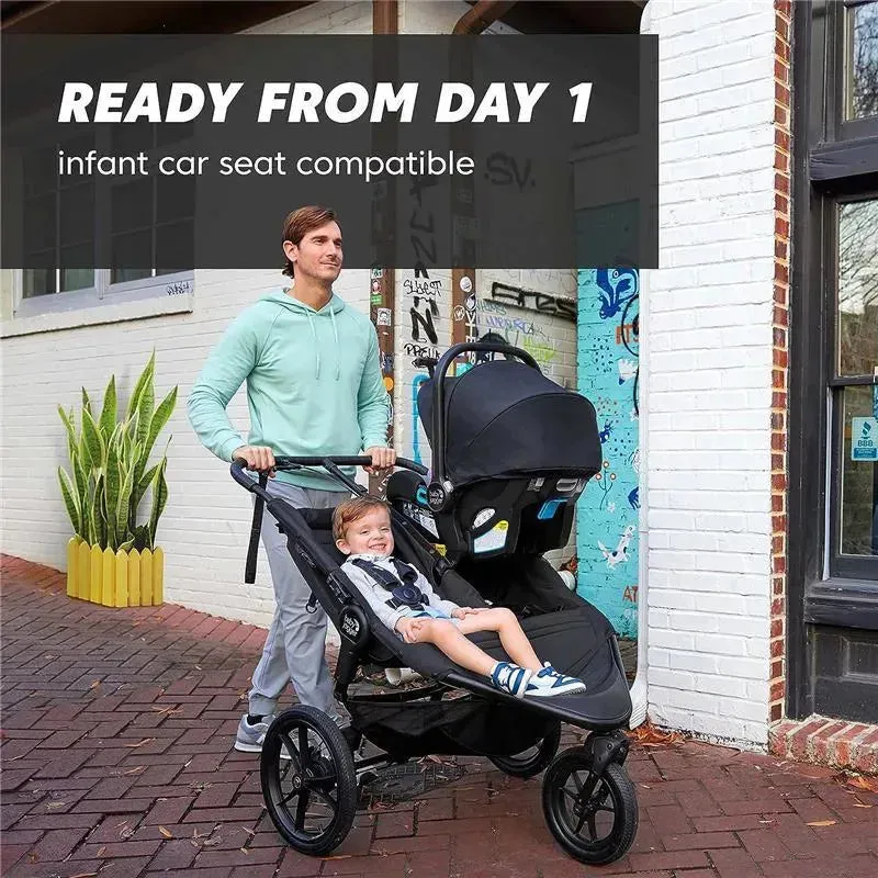 Baby Jogger - Summit X3 Jogging Double Stroller, Midnight Black - Image 4
