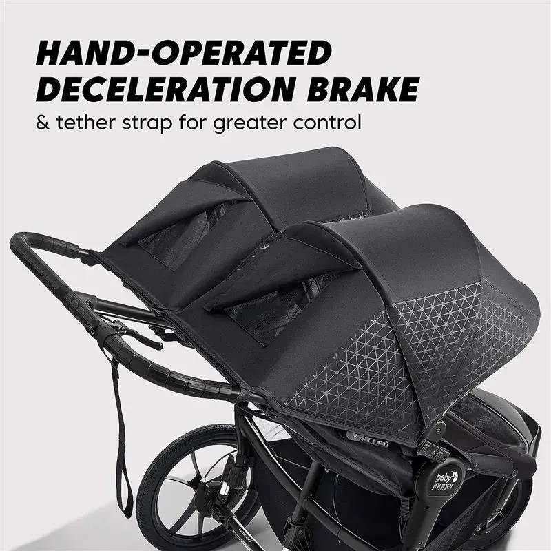 Baby Jogger - Summit X3 Jogging Double Stroller, Midnight Black - Image 5