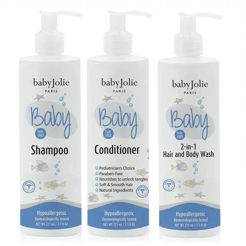 Baby Jolie - Baby Bath Time Set (Shampoo, Conditioner, 2 In 1 Hair And Body Wash) - Image 10