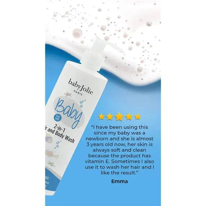 Baby Jolie - 3Pk Baby 2 In 1 Hair & Body Wash 7.5 Oz - Image 2