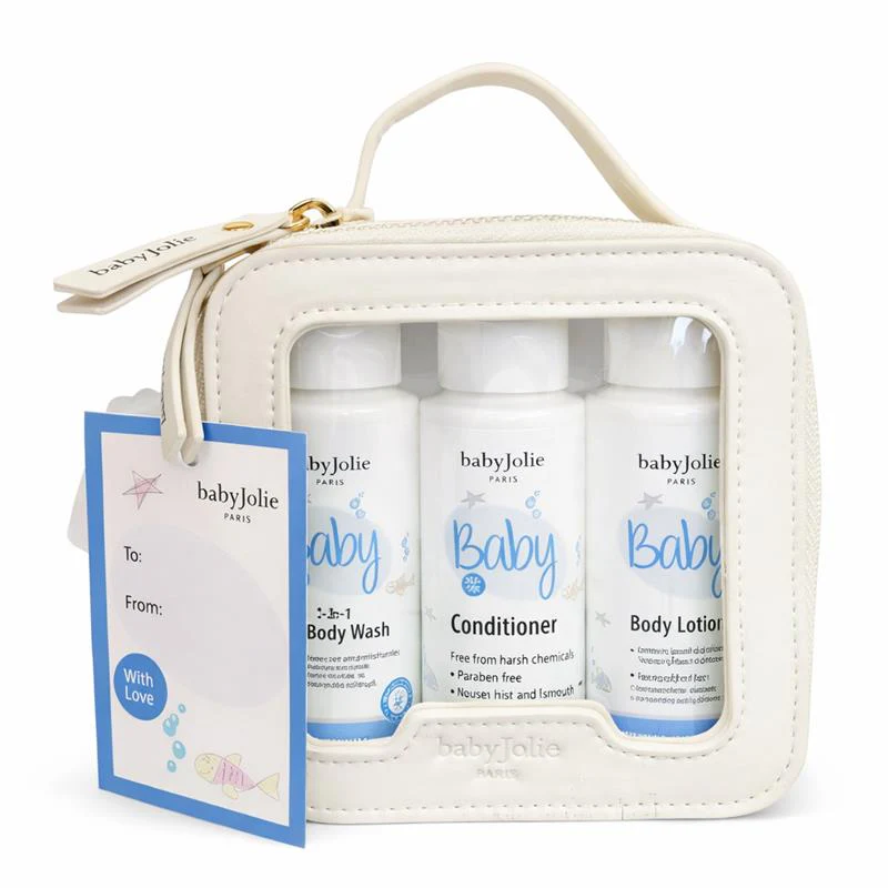 Baby Jolie Travel Kit (2 in 1 Hair And Body Wash, Body Lotion, Conditioner)