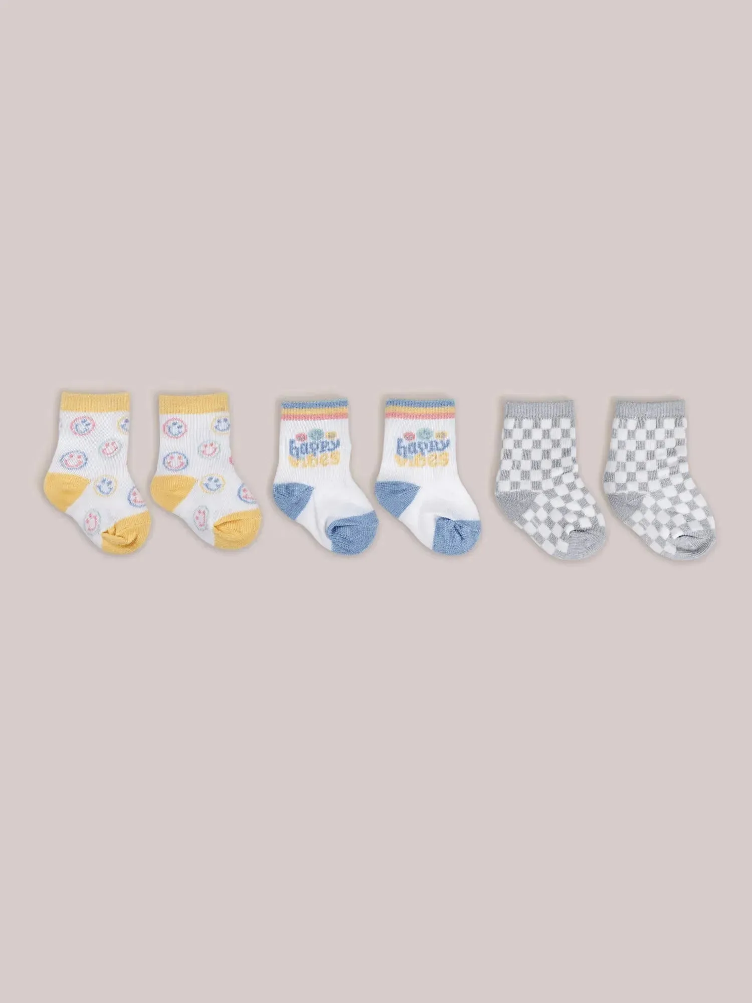 Baby Socks Trio - Happy Baby Vibes - Image 2