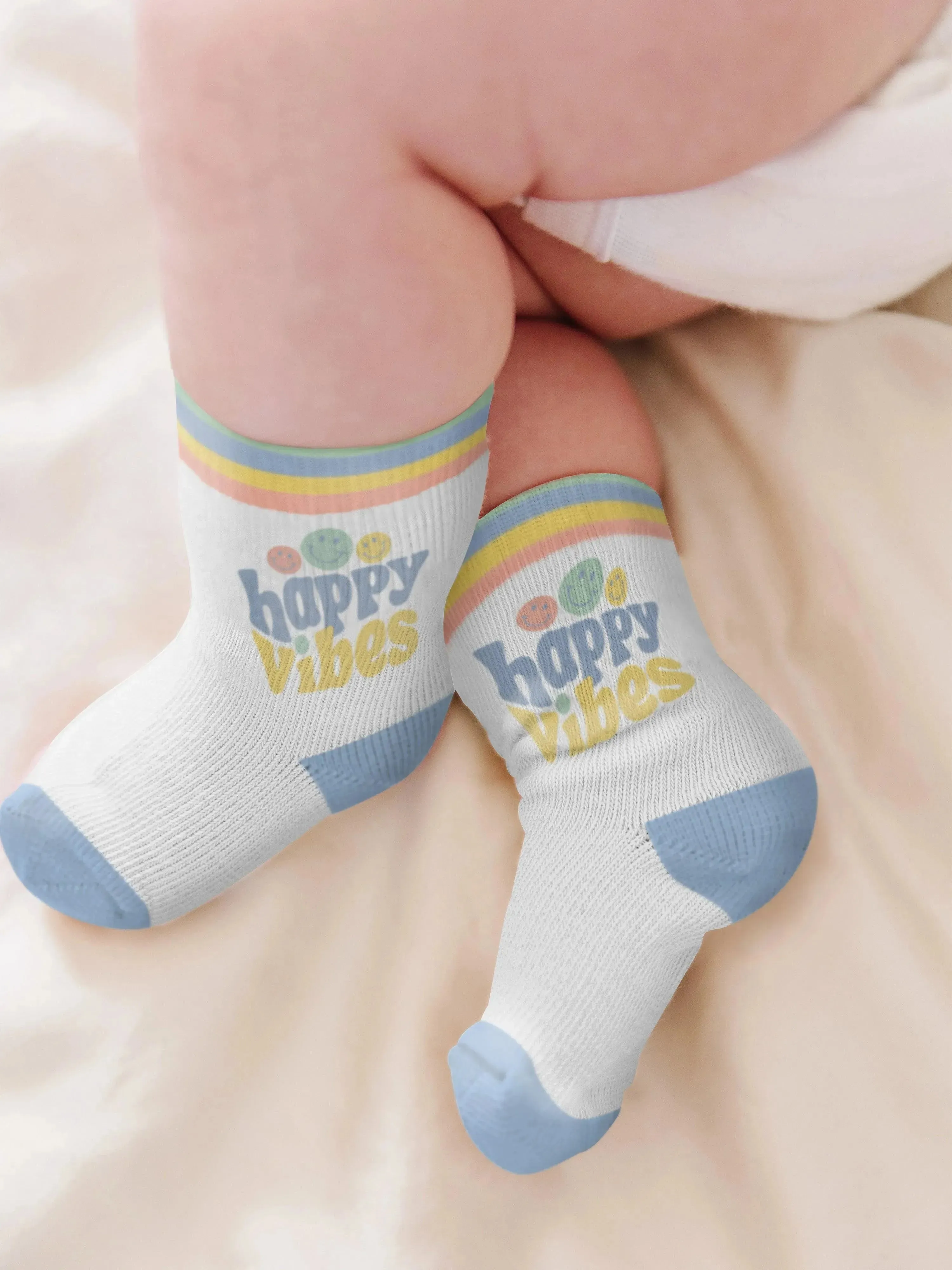 Baby Socks Trio - Happy Baby Vibes - Image 3